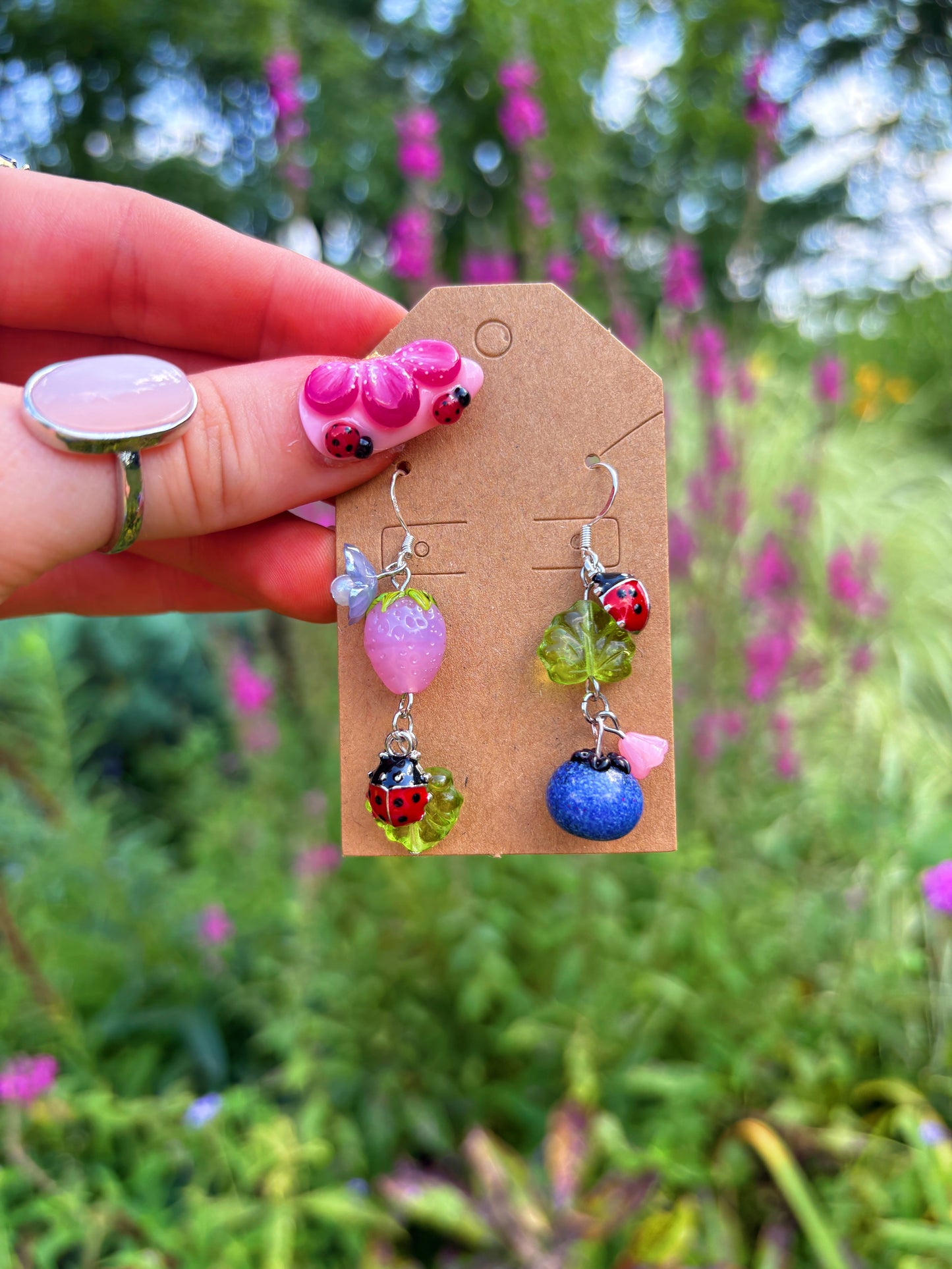 Berry Blossom Earrings