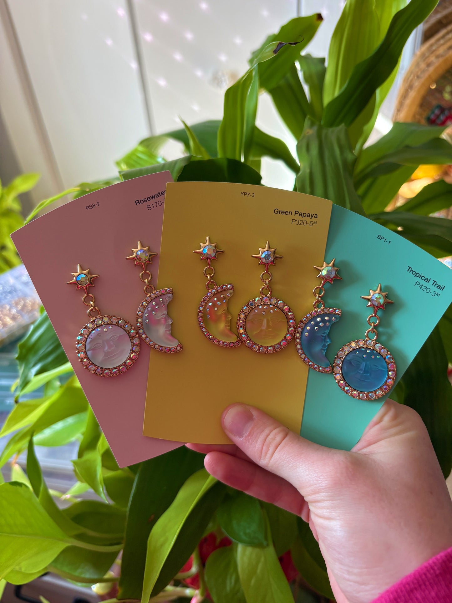 Celestial Satin Earrings