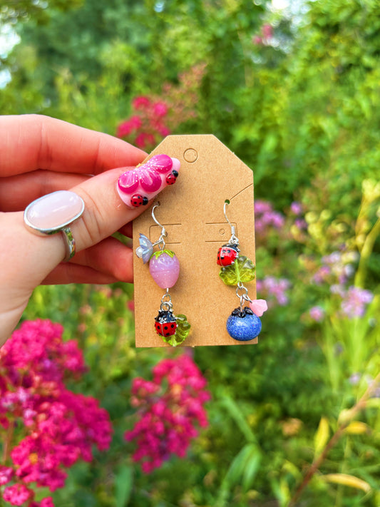 Berry Blossom Earrings