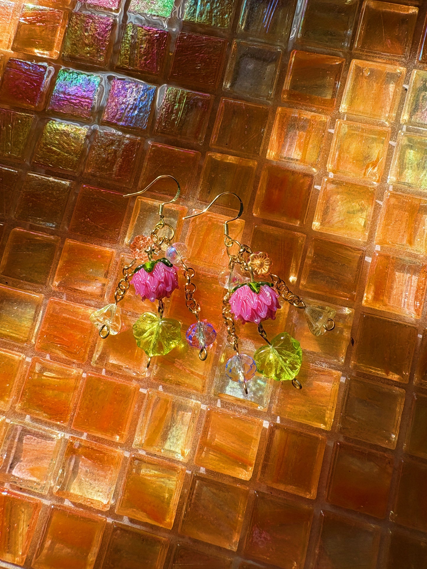 Peony Petal Earrings