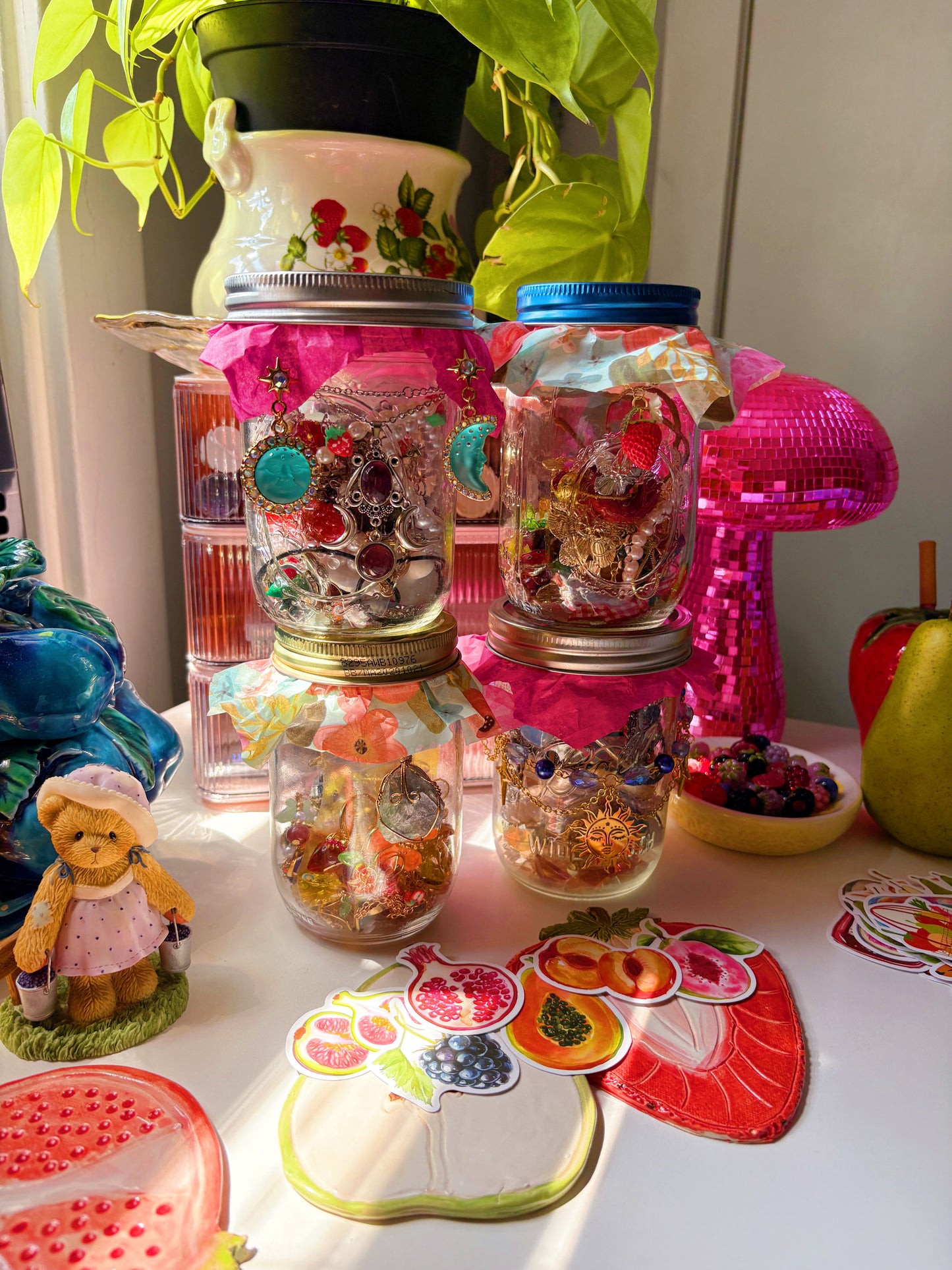 (Large) Whimsical Jewelry Jar
