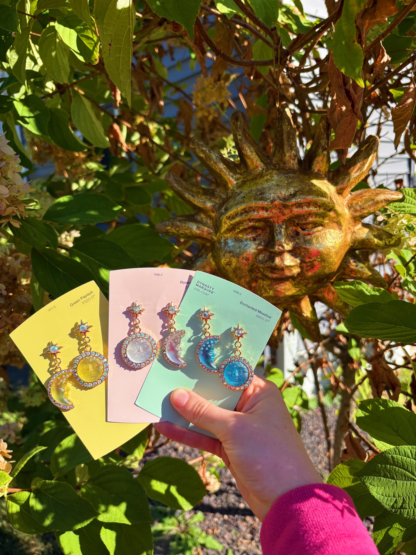 Celestial Satin Earrings