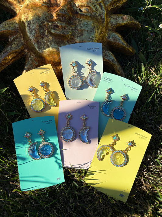 Celestial Satin Earrings