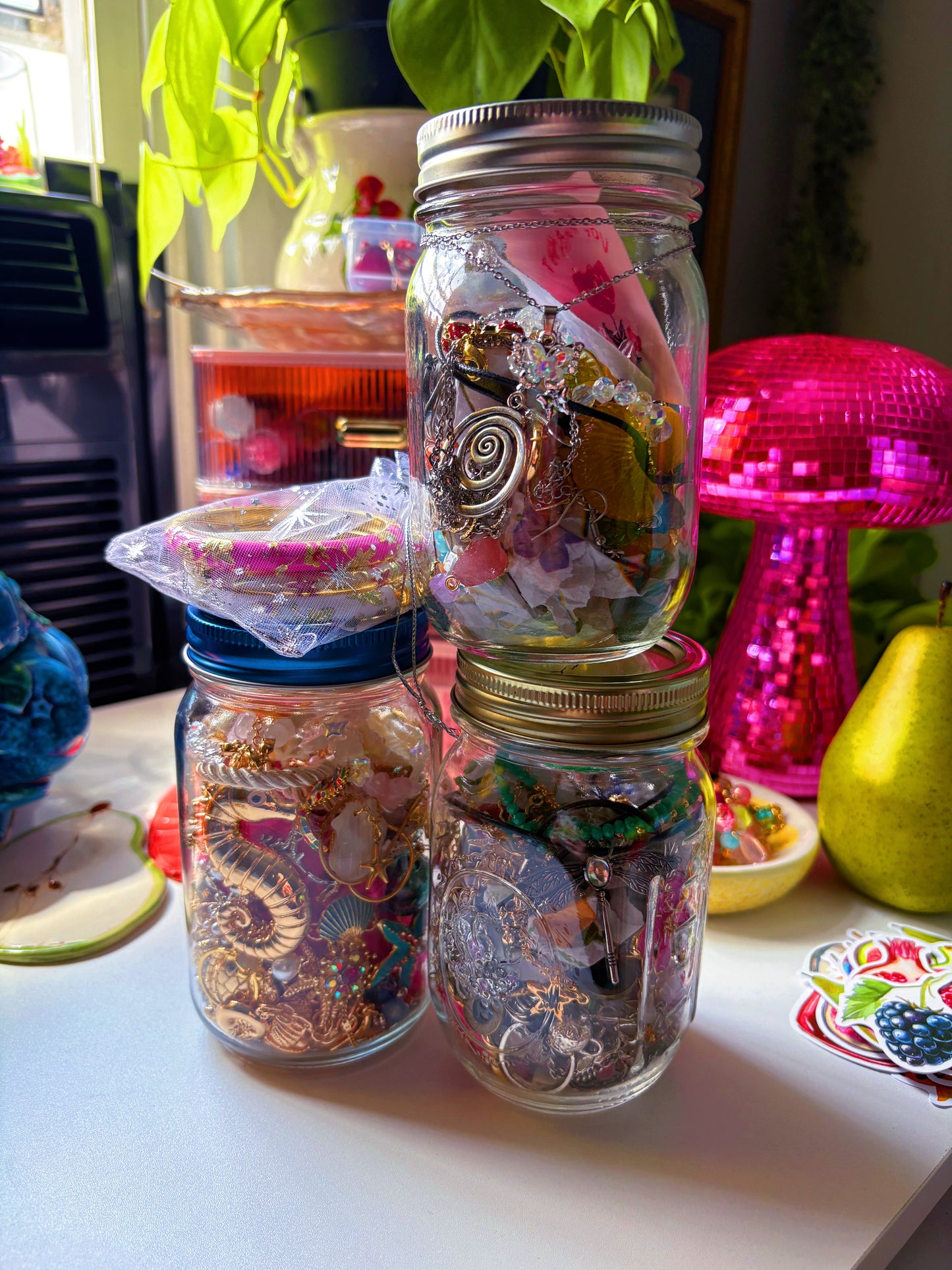 (Large) Whimsical Jewelry Jar