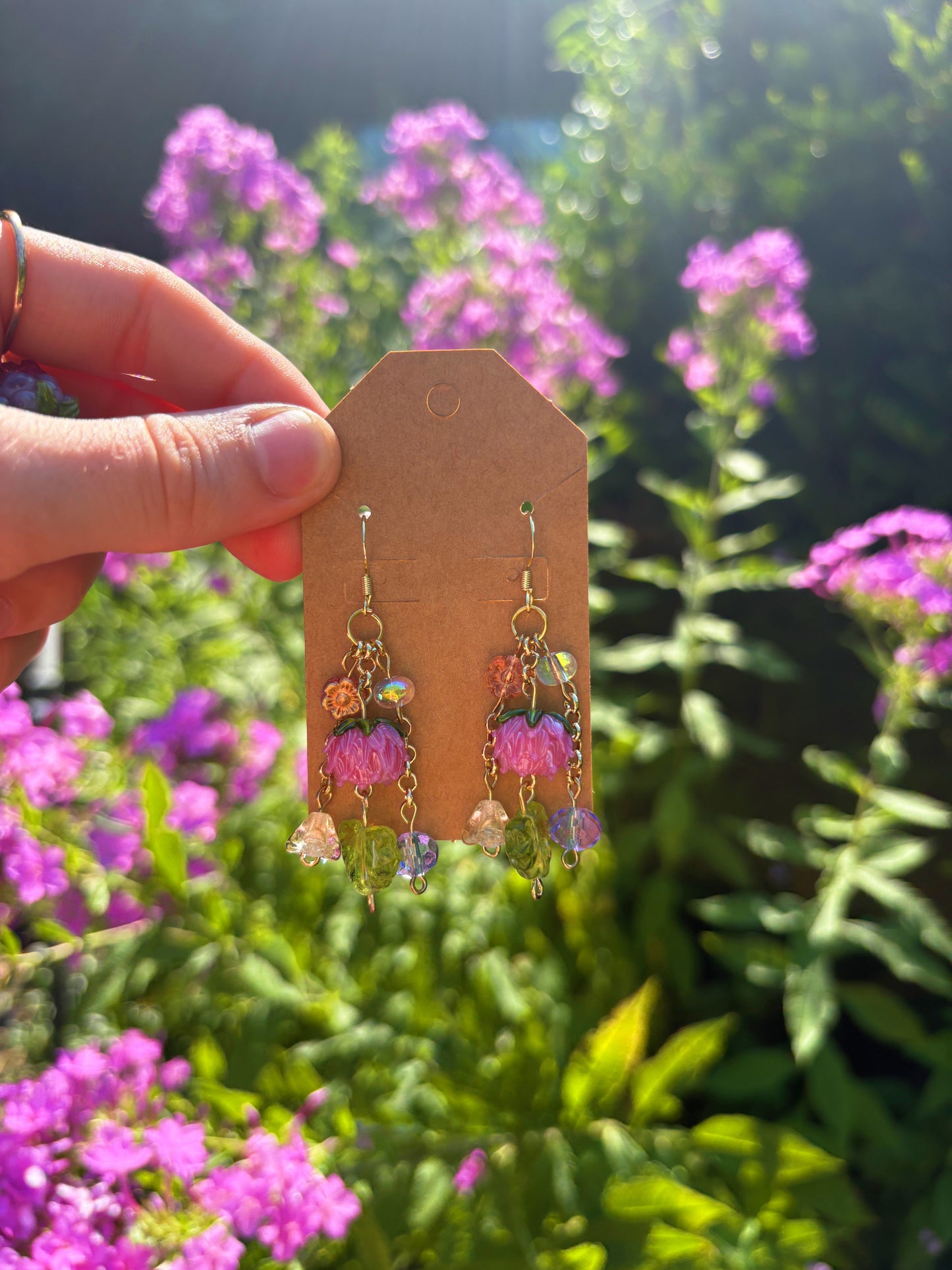 Peony Petal Earrings