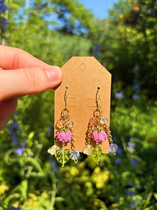 Peony Petal Earrings