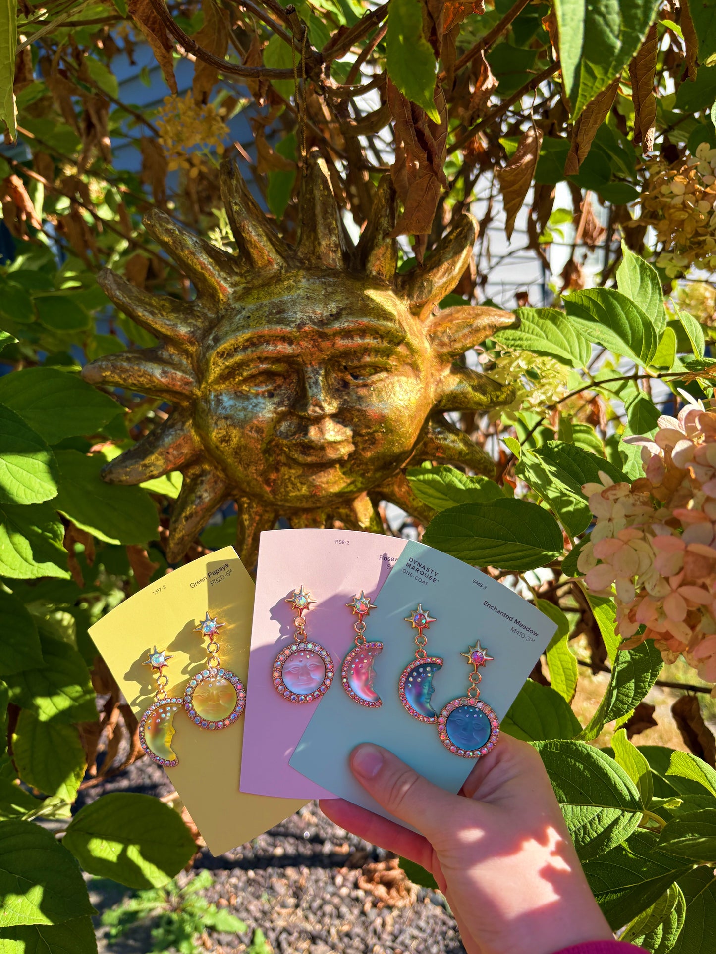 Celestial Satin Earrings