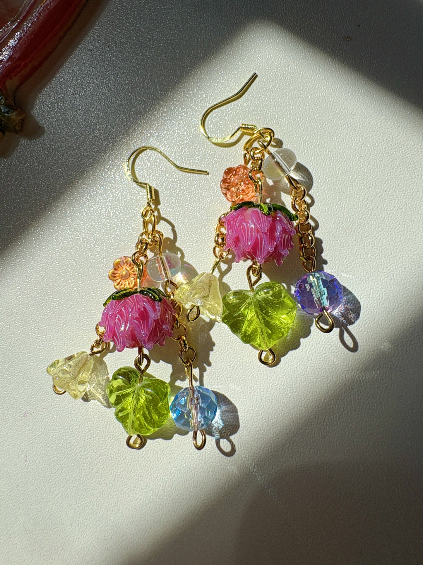 Peony Petal Earrings