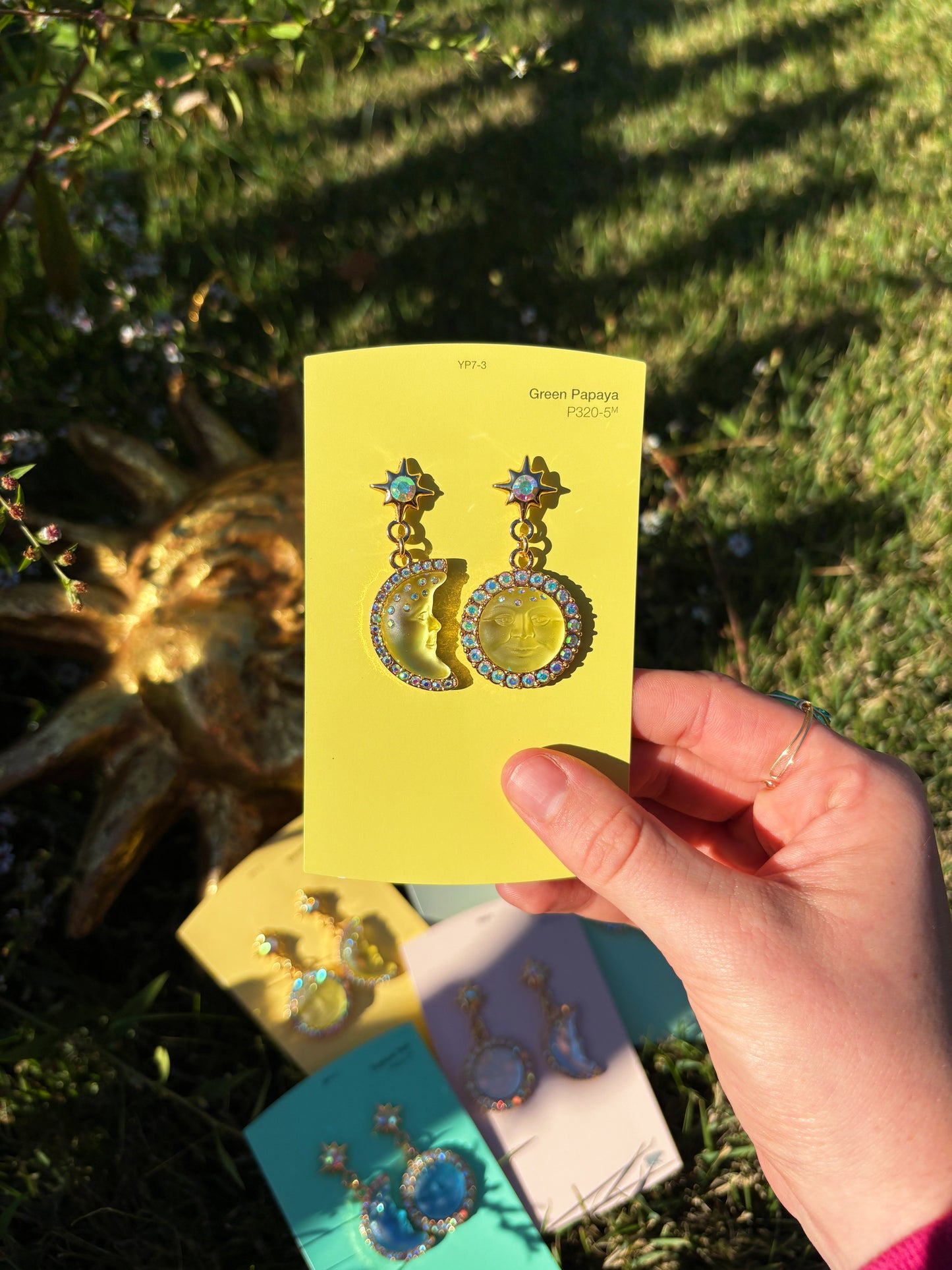 Celestial Satin Earrings