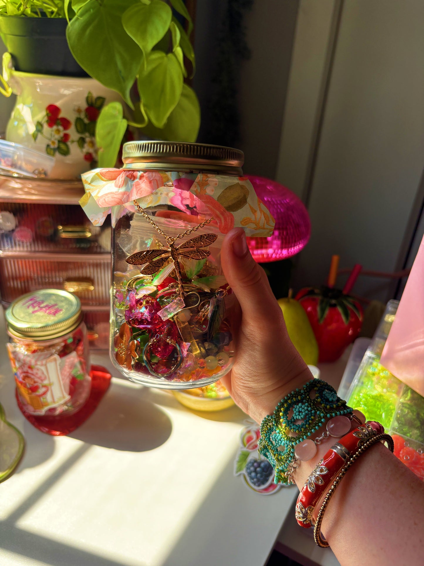 (Large) Whimsical Jewelry Jar